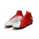 Chaussures Nouvel Nike Hypervenom Phantom III DF FG Rouge Blanc