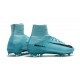 Chaussure de Foot Neuf Nike Mercurial Superfly 5 FG Bleu Noir