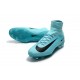 Chaussure de Foot Neuf Nike Mercurial Superfly 5 FG Bleu Noir