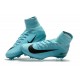 Chaussure de Foot Neuf Nike Mercurial Superfly 5 FG Bleu Noir