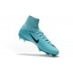 Chaussure de Foot Neuf Nike Mercurial Superfly 5 FG Bleu Noir