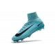 Chaussure de Foot Neuf Nike Mercurial Superfly 5 FG Bleu Noir