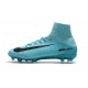 Chaussure de Foot Neuf Nike Mercurial Superfly 5 FG Bleu Noir