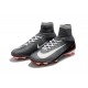 Chaussure de Foot Neuf Nike Mercurial Superfly 5 FG Noir Gris Blanc