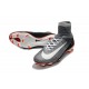 Chaussure de Foot Neuf Nike Mercurial Superfly 5 FG Noir Gris Blanc