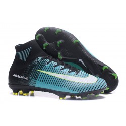 Chaussure de Foot Neuf Nike Mercurial Superfly 5 FG Bleu Jaune