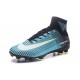 Chaussure de Foot Neuf Nike Mercurial Superfly 5 FG Bleu Jaune