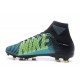 Chaussure de Foot Neuf Nike Mercurial Superfly 5 FG Bleu Jaune