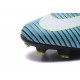 Chaussure de Foot Neuf Nike Mercurial Superfly 5 FG Bleu Jaune