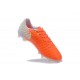 Chaussures de Football 2017 Nike Tiempo Legend VII FG ACC Orange Blanc