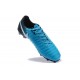 Chaussures de Football 2017 Nike Tiempo Legend VII FG ACC Bleu Noir Blanc
