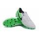 Nike Cuir Crampons Foot Tiempo Legend 7 FG Homme - Blanc Vert