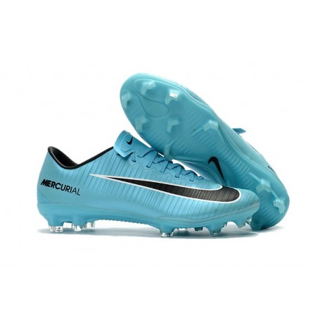 Nike Mercurial Vapor 11 FG 2017 Crampon Homme - Bleu Noir