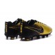 Nike Cuir Crampons Foot Tiempo Legend 7 FG Homme - Or Noir