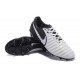 Nike Cuir Crampons Foot Tiempo Legend 7 FG Homme - Blanc Noir