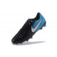 Nike Cuir Crampons Foot Tiempo Legend 7 FG Homme - Noir Bleu