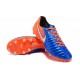 Nike Cuir Crampons Foot Tiempo Legend 7 FG Homme - Bleu Orange