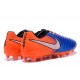 Nike Cuir Crampons Foot Tiempo Legend 7 FG Homme - Bleu Orange