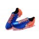 Nike Cuir Crampons Foot Tiempo Legend 7 FG Homme - Bleu Orange