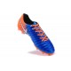 Nike Cuir Crampons Foot Tiempo Legend 7 FG Homme - Bleu Orange