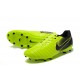 Nike Cuir Crampons Foot Tiempo Legend 7 FG Homme - Vert Noir