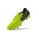 Nike Cuir Crampons Foot Tiempo Legend 7 FG Homme - Vert Noir