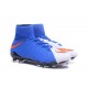 Crampons 2017 Nike Hypervenom Phantom III Dynamic Fit FG ACC Bleu Rouge Blanc