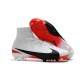 Chaussure de Foot Neuf Nike Mercurial Superfly 5 FG Blanc Rouge Noir