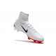 Chaussure de Foot Neuf Nike Mercurial Superfly 5 FG Blanc Rouge Noir