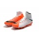 Nike Chaussures Hypervenom Phantom 3 DF FG Flyknit - Blanc Orange