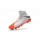 Nike Chaussures Hypervenom Phantom 3 DF FG Flyknit - Blanc Orange