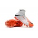Nike Chaussures Hypervenom Phantom 3 DF FG Flyknit - Blanc Orange