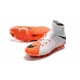 Nike Chaussures Hypervenom Phantom 3 DF FG Flyknit - Blanc Orange