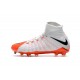 Nike Chaussures Hypervenom Phantom 3 DF FG Flyknit - Blanc Orange