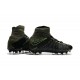 Nike Chaussures Hypervenom Phantom 3 DF FG Flyknit - Noir Vert