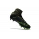 Nike Chaussures Hypervenom Phantom 3 DF FG Flyknit - Noir Vert
