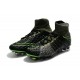 Nike Chaussures Hypervenom Phantom 3 DF FG Flyknit - Noir Vert
