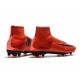Nike Mercurial Superfly V FG ACC Crampons Football - Rouge Noir