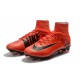 Nike Mercurial Superfly V FG ACC Crampons Football - Rouge Noir