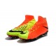 Nike Chaussures Hypervenom Phantom 3 DF FG Flyknit - Orange Jaune