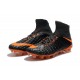 Nike Chaussures Hypervenom Phantom 3 DF FG Flyknit - Noir Orange