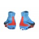 Nike Mercurial Superfly V FG ACC Crampons Football - Bleu Noir Rouge
