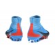 Nike Mercurial Superfly V FG ACC Crampons Football - Bleu Noir Rouge