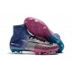 Nike Mercurial Superfly V FG ACC Crampons Football - Bleu Rose Noir