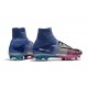 Nike Mercurial Superfly V FG ACC Crampons Football - Bleu Rose Noir