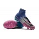 Nike Mercurial Superfly V FG ACC Crampons Football - Bleu Rose Noir