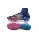 Nike Mercurial Superfly V FG ACC Crampons Football - Bleu Rose Noir