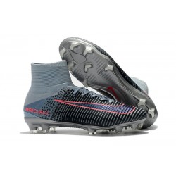 Nike Mercurial Superfly V FG ACC Crampons Football - Gris Orange