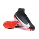 Nike Mercurial Superfly V FG ACC Crampons Football - Noir Blanc Rouge