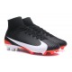 Nike Mercurial Superfly V FG ACC Crampons Football - Noir Blanc Rouge